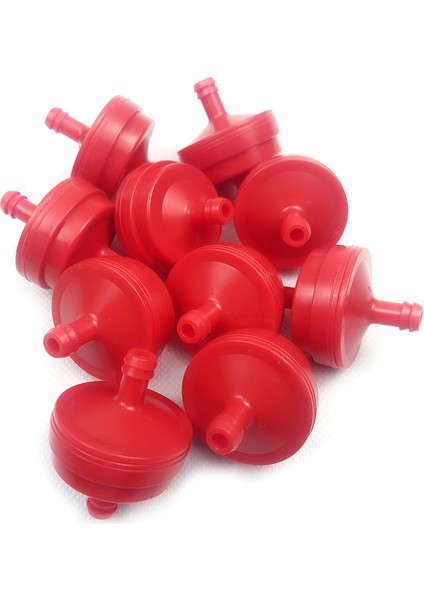 Çim Biçme Makinesi 1/4'' Sıralı Gaz Yakıt Filtresi Değişimi Briggs Stratton 298090, 4105, 298090S, 5018B, 5018H, 5018K, 10 Adet (Yurt Dışından)