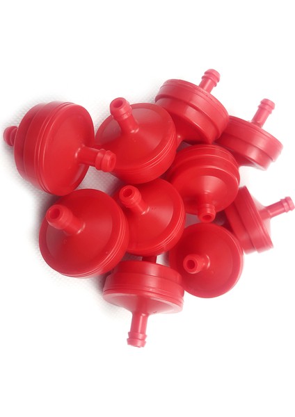 Çim Biçme Makinesi 1/4'' Sıralı Gaz Yakıt Filtresi Değişimi Briggs Stratton 298090, 4105, 298090S, 5018B, 5018H, 5018K, 10 Adet (Yurt Dışından) modelleri