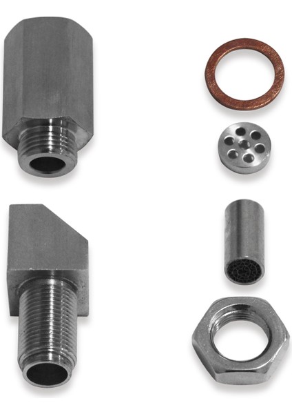 45 Derece O2 Oksijen Sensörü Genişletici Spacer Motor Işık Adaptörü Motor Işık Adaptörü Bung Aksesuarları M18 * 1.5 (Yurt Dışından) fırsatları