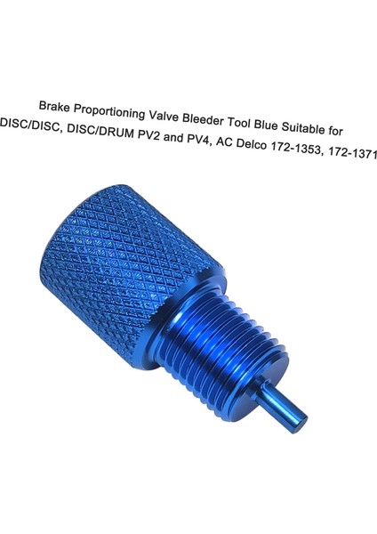 Fren Oranlama Valfi Hava Alma Aleti Mavi Disk/disk, Disk/drum Pv2 ve Pv4, Ac Delco 172-1353, 172-1371 Için Uygundur (Yurt Dışından) fiyatları