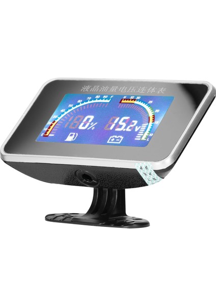 2-In-1 LCD Araba Dijital Yakıt Seviyesi Göstergesi Voltmetre Evrensel Enstrüman 9-36V Araba Kamyon Suv Rv Için (Yurt Dışından)