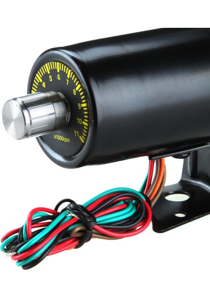 Ayarlanabilir Takometre 1K-11K Rpm Tako Göstergesi Alüminyum Vites Işığı Mavi/kırmızı LED Işık Siyah Yüzey (Yurt Dışından) modelleri