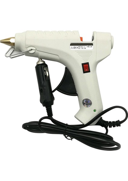 Araba Evrensel Sıcak Tutkal Tabancası 40W 12V 47IN Uzun Kablo ile Çakmak Fişi Beyaz (Yurt Dışından)