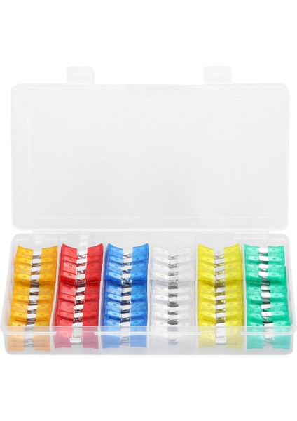 200 Adet Sigortalar Çeşitler Kiti Plug-In Blade Sigorta Saklama Kutusu ile Araba Kamyon Suv Rv Deniz Tekne 5A 10A 15A 20A 25A 30A (Yurt Dışından)