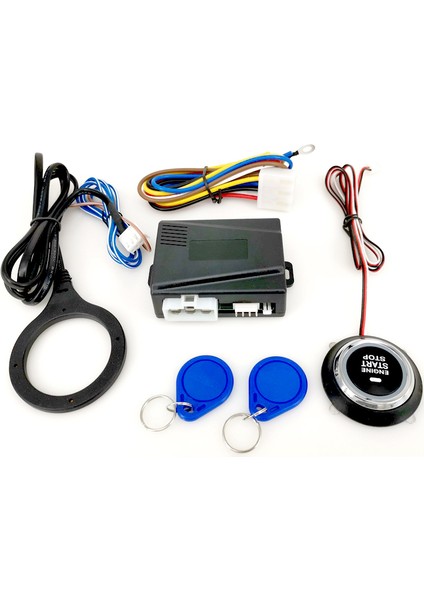 12V Araba Motoru Basmalı Çalıştırma Düğmesi Rfıd Kontak Marş Anahtarsız Motor Çalıştırma Durdurma Sistemi Basma Düğmesi Çalıştırma Durdurma Düğmesi Uzaktan Motor Çalıştırma SQ9002X (Yurt Dışından)