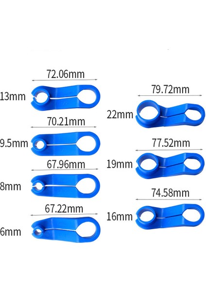 7 Adet Araba Oto Ac Yakıt Hattı Bağlantı Kesme Aleti Seti Şanzıman Yağı Soğutucu Hattı Temizleme Araçları 1/4-7/8 Inç (Yurt Dışından) fiyatları