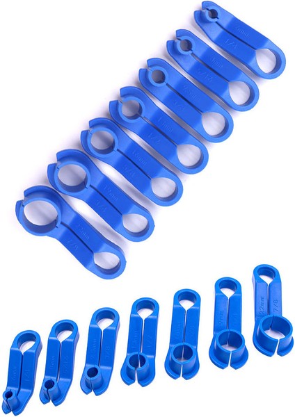 7 Adet Araba Oto Ac Yakıt Hattı Bağlantı Kesme Aleti Seti Şanzıman Yağı Soğutucu Hattı Temizleme Araçları 1/4-7/8 Inç (Yurt Dışından) fırsatları