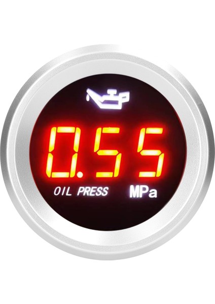 Dijital Yağ Basınç Göstergesi Yanıp Sönen Alarm ile 0-1.00MPA Araba Motor Yağı Basınç Ölçer Basın Sensörleri 9-35 V Oto Motosiklet Için (Yurt Dışından)