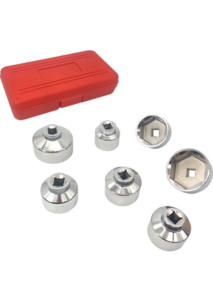 7 Adet 3/8 ''yağ Filtresi Kapağı Anahtarı Lokma Seti Araç Kiti, 24 27 29 30 32 36 38MM Mercedes Benz Vw Bmw Için Yedek (Yurt Dışından)