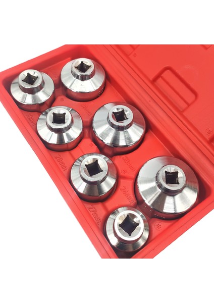 7 Adet 3/8 ''yağ Filtresi Kapağı Anahtarı Lokma Seti Araç Kiti, 24 27 29 30 32 36 38MM Mercedes Benz Vw Bmw Için Yedek (Yurt Dışından) fırsatları