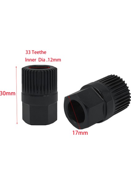 33T Alternatör Debriyaj Jeneratör Kasnağı Sökme Soket Bit Aracı Araba Tamir Aksesuarı (Yurt Dışından) fırsatları