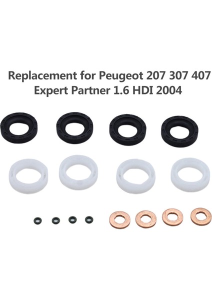 Peugeot 207 307 407 Expert Partner 1.6 Hdı 2004 Için Enjektör Conta Seti Seti Değişimi (Yurt Dışından) modelleri