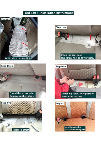 Evrensel Araba Çocuk Koltuğu Kısıtlama Çapa Montaj Kiti Isofıx Kemer Konnektörü Değiştirme Ford Focus Için (Yurt Dışından) modelleri