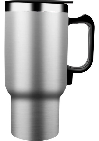 Araba Termos Bardak 12 V 300 ml Paslanmaz Çelik Elektronik Termal Seyahat Kupa Yalıtımlı Kupa Gümüş (Yurt Dışından)