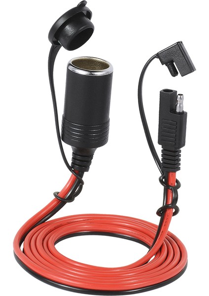 12 V 20A Sae Çakmak Soketi Araç Şarj Dişi Konnektör Fişi Su Geçirmez 2 Pin Hızlı Bırakma Bağlantı Kesme Adaptörü 1.5 M Sigortalı Uzatma Kablosu (Yurt Dışından)
