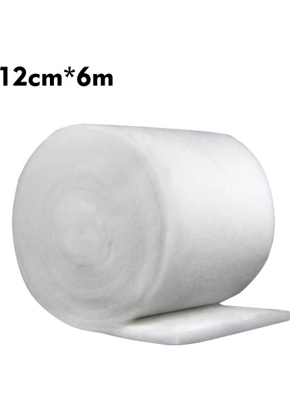 Akvaryum Filtre Pedi Filtre Medya Rulo Biyokimyasal Pamuk Filtre Köpük Balık Tankı Sünger Çoğu Filtre Için Balık Tankı Su Temizleme Malzemeleri 12 cm * 6 M (Yurt Dışından)