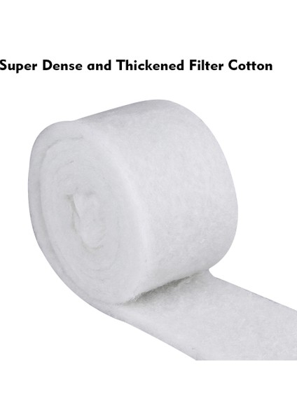 Akvaryum Filtre Pedi Filtre Medya Rulo Biyokimyasal Pamuk Filtre Köpük Balık Tankı Sünger Çoğu Filtre Için Balık Tankı Su Temizleme Malzemeleri 12 cm * 6 M (Yurt Dışından) fırsatları