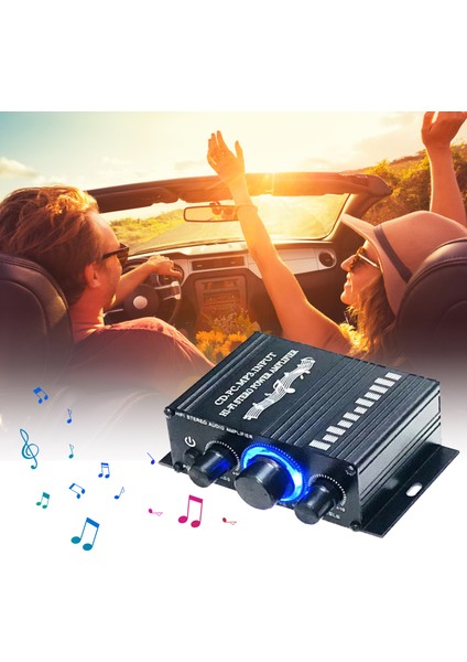 Mini Amplifikatör Hifi Araç Stereo Müzik Alıcısı Fm Mp3 Güç Amplifikatörü (Yurt Dışından) fiyatları