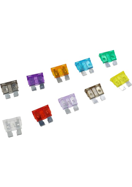 100 Adet Araba Sigortaları Çeşitler Kiti Bıçak Tipi Otomotiv Sigortaları Standart ve Mini Boyut 2/3/5/7.5/10/15/20/25/30/35A Araba/rv/kamyon/motosiklet/tekne Için Yedek Sigortalar (Yurt Dışından) fırsatları