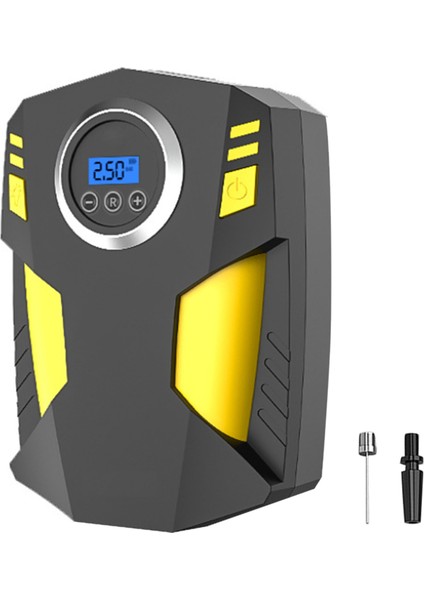 Taşınabilir Hava Kompresörü Lastik Şişirme, Araba Lastikleri, Bisikletler ve Diğer Şişme Ürünler Için LED Işıklı 12V Dc Araba Lastik Pompası (Yurt Dışından)