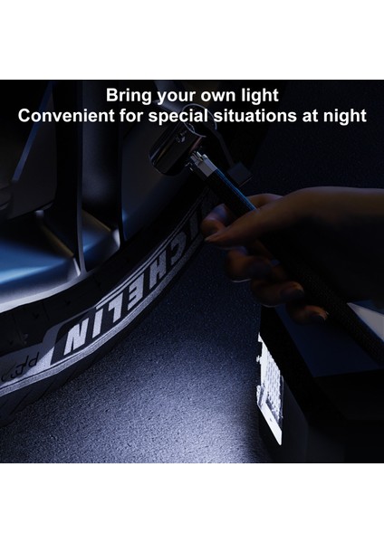 Taşınabilir Hava Kompresörü Lastik Şişirme, Araba Lastikleri, Bisikletler ve Diğer Şişme Ürünler Için LED Işıklı 12V Dc Araba Lastik Pompası (Yurt Dışından) fırsatları