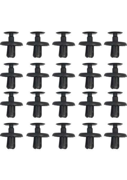 20 Adet Tutucu Sıçrama Kalkanı Klipleri Naylon Itme Tipi 90467-07201 Lexus Toyota Için Yedek (Yurt Dışından)