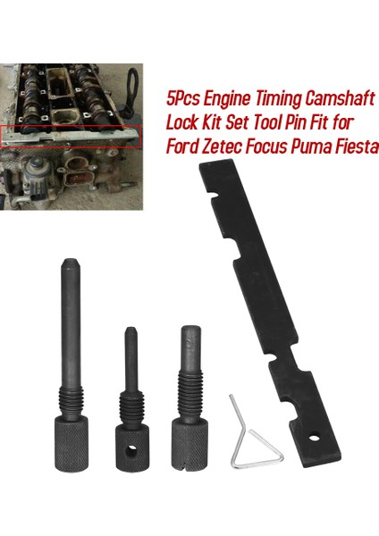 Motor Zamanlama Eksantrik Mili Kilit Kiti Seti Aracı Pimi Ford Zetec Focus Puma Fiesta Için Fit (Yurt Dışından) fırsatları