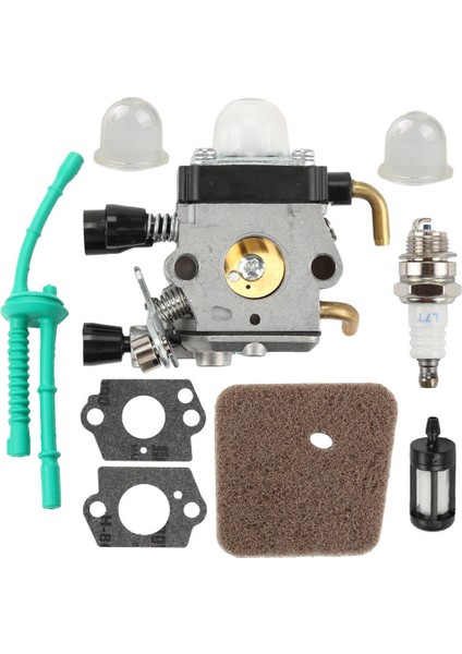 Hava Filtresi ile Karbüratör Yakıt Hattı Contası Buji Kiti Stıhl FS38 FS45 FS46 FS55 KM55 FS85 (Yurt Dışından)