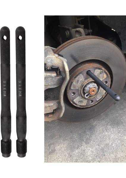 Tekerlek Askısı Hizalama Pimi Kılavuz Aracı Tekerlek Pabucu Cıvatası Otomotiv Mekanik Aracı Tekerlek Montaj Kılavuz Cıvatası Metrik M14 * 1.5 Konu 2 Paket (Yurt Dışından) fiyatları