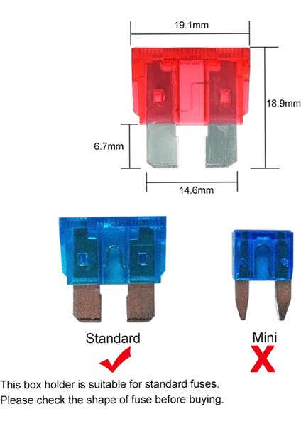 Araba Tekne Deniz Trike 12V 24V Için LED Uyarı Işığı Kiti ile 10 Yollu Blade Sigorta Kutusu Tutucu (Yurt Dışından) fırsatları