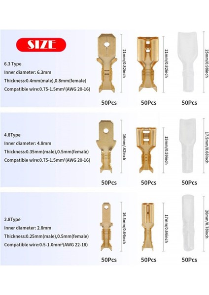450 Adet Ürün Çeşitliliği Kiti Hızlı Ekleme Erkek Otobüs Konnektörü 2.8/4.8/6.3mmconnector Sıkma Terminal Bloğu Yalıtım Kollu + Tel Sıkma Pensesi Sıkma Araçları SN-48B (Yurt Dışından) indirimleri