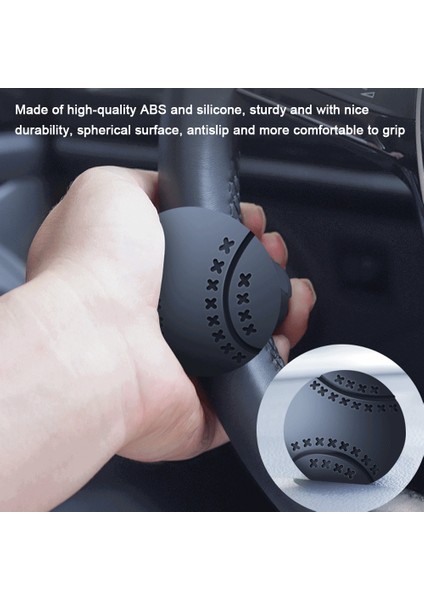 Direksiyon Güçlendiriciler Topu 360° Araba Araç Direksiyon Simidi Döner Topuzu Kaymaz Sürüş Yardımcısı Araba Suv Kamyon Traktör Için (Yurt Dışından) indirimleri