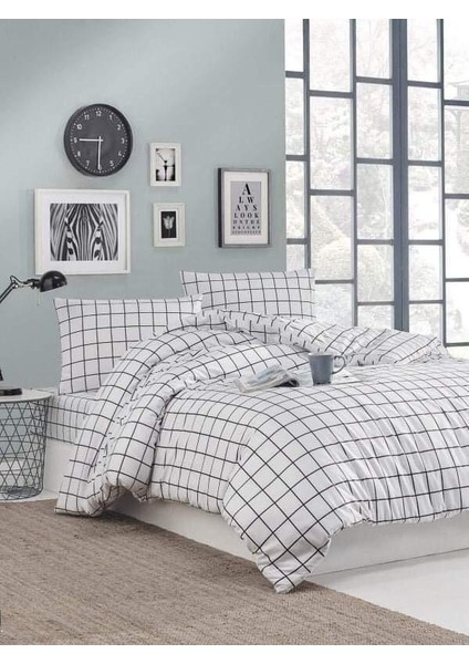 Miss Linda Home %100 Pamuklu Çift Taraflı Çift Kişilik Nevresim Takımı fiyatları