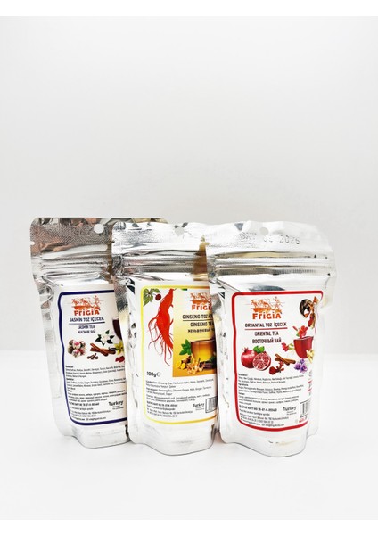 Oriantel, Yasemin, Ginseng 300 gr Çay (Öğütülmüş)