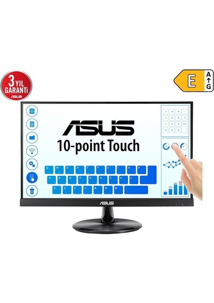 21.5" 5ms HDMI VGA Dokunmatik mm IPS (VT229H) fiyatları