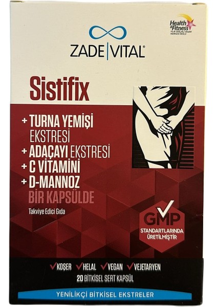 Zade Vital Sistifix Takviye Edici Gıda 20 Kapsül