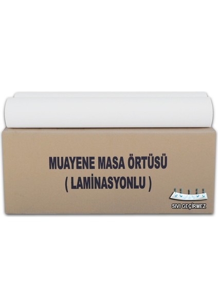 Muayene Masa Örtüsü Laminasyonlu En:51cm Boy:50metre 12 Rulo