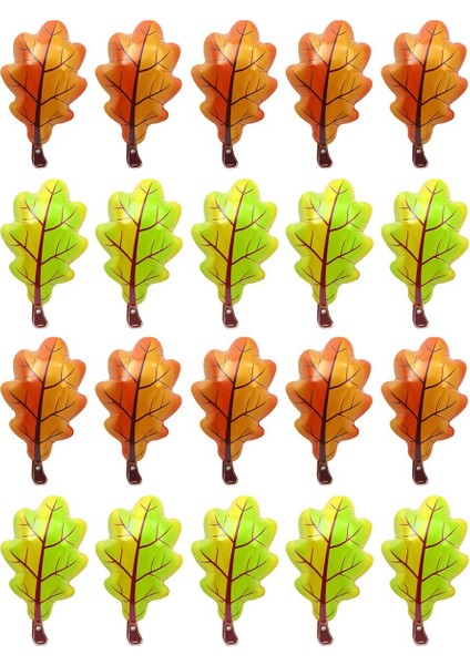 20 Adet Sonbahar Sgiving Tema Balonlar Güz Akçaağaç Yaprağı Balon Hasat Güz Parti Cadılar Bayramı Doğum Günü Partisi Dekoru (Yurt Dışından)