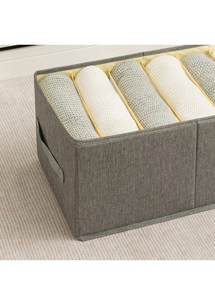 Giysi Saklama Kutusu Kumaş Kapaksız Çekmece Dolap Katlanır Pamuk Keten Bitirme Kutusu Yurdu Ev Saklama Kutusu (Yurt Dışından) indirimleri