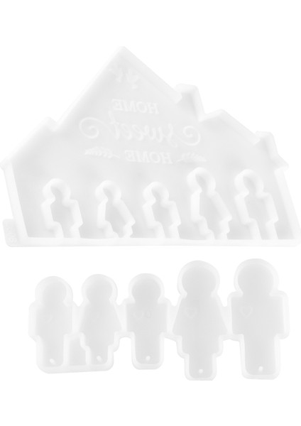 2 Adet Giriş Anahtar Askısı Epoksi Reçine Kalıp Dıy Kanca Kapı Duvar Asılı Raf Askı Kancası Depolama Rafı Silikon Kalıp (Yurt Dışından) modelleri