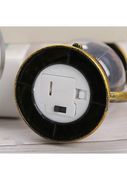 12 Adet Mini Fener Dekoratif LED Mum Vintage Fener Asılı Mum Fenerler Kumandalı Fener Siyah (Yurt Dışından)