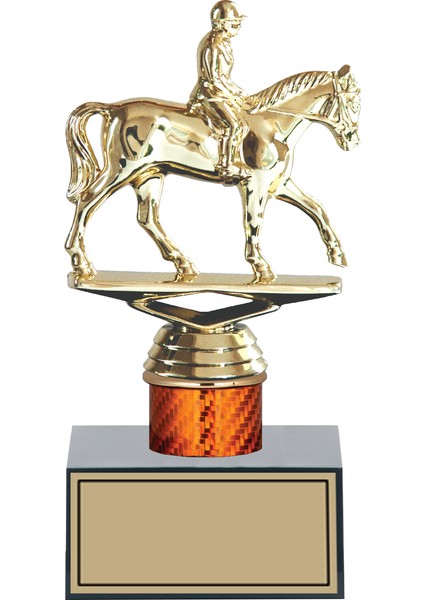 - Figürlü Kupalar - At / Binici Figürlü Kupalar FG-003 C - 19 cm