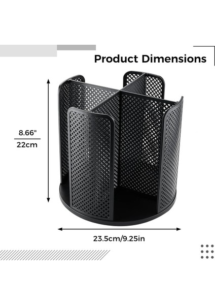 4 Bölmeli Dönebilen Bardak ve Kapak Düzenleyici, Kahve Fincanı Dispenseri, Kağıt Bardak Saklama Tutacağı, Tezgah Siyahı Için (Yurt Dışından)