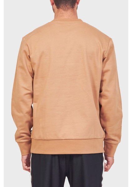 Şeritli Organik Pamuklu Bisiklet Yaka Relaxed Fit Sweat Erkek Sweat 50501498 260