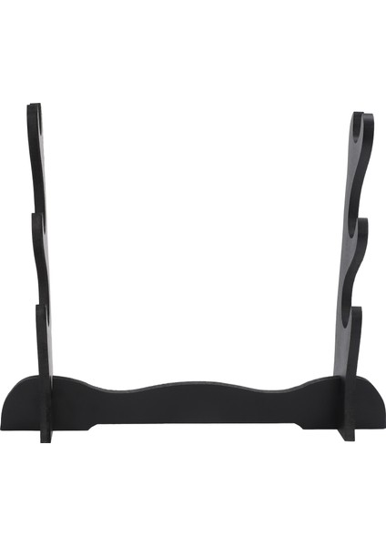 3 Katmanlı Samuray Kılıcı Katana Tutucu Stand Braketi Raf Ekran Siyah (Yurt Dışından)