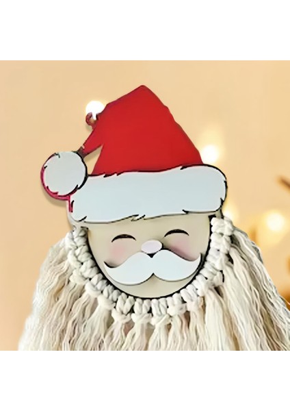 Adet Süslemeleri Noel Baba, Noel Baba Noel Üç Boyutlu Kolye, Noel Ev Dekoru (Noel Baba, M) (Yurt Dışından)