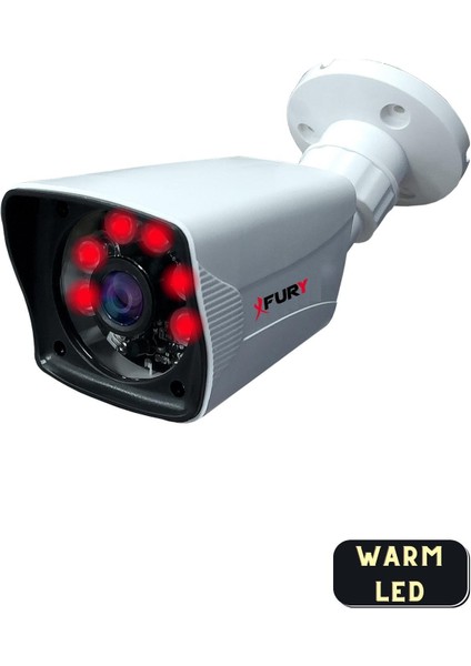 2 Kameralı 5mp Lensli 1080P 2mp Görüntü 6 Atom Gece Görüşlü FullHd Güvenlik Kamerası 5525A 500GB