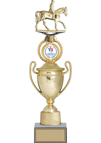 - Figürlü Kupalar - At / Binici Figürlü Kupalar FG-037 B - 43 cm