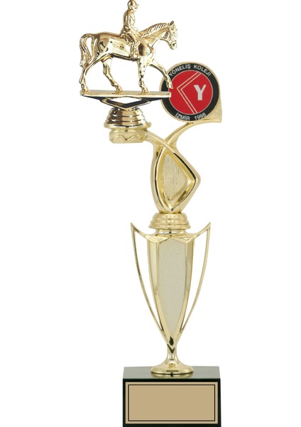 - Figürlü Kupalar - At / Binici Figürlü Kupalar FG-043 B - 41 cm