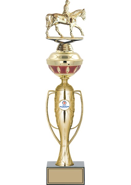 - Figürlü Kupalar - At / Binici Figürlü Kupalar FG-073 C - 47 cm